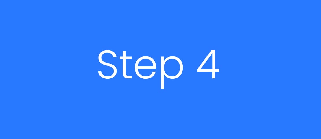 Step 4 Four Blue