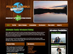 web design for Pilots Lodge