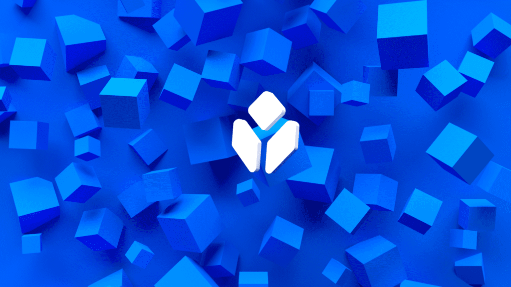 Yas Logo in 3D blocks