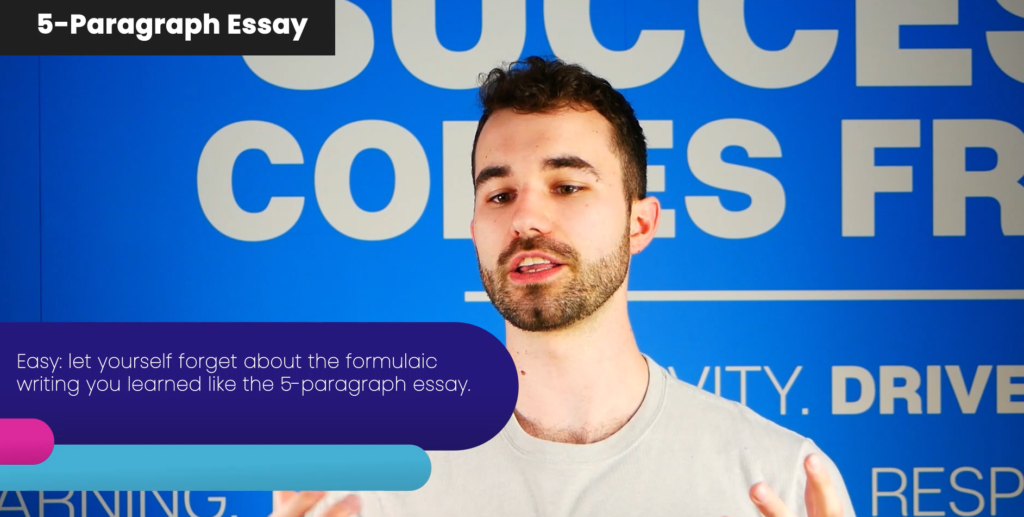 How to unlearn the 5 paragraph essay