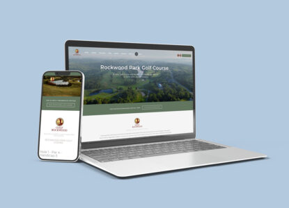 Rockwood Golf Website mockups